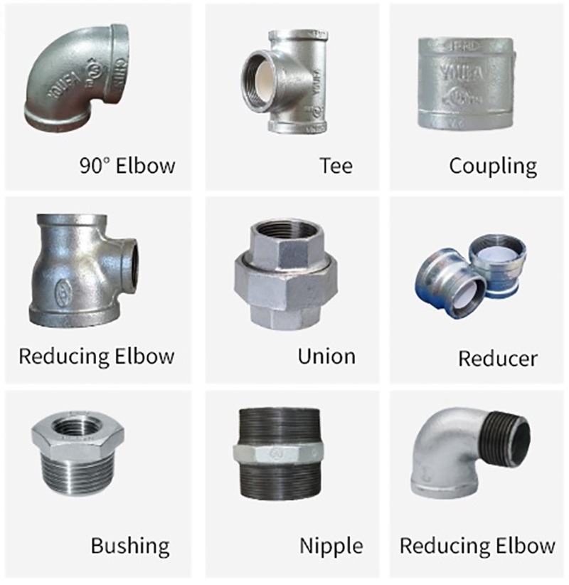 Y Brach Tee Gi Pipe Fittings with DIN Threads - China Hot Dipped Galvanized  Y Tee, NPT Thread Tee