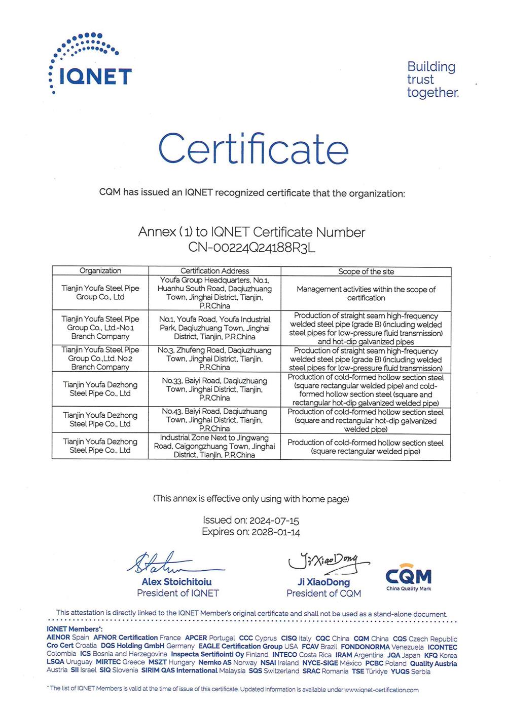 Youfa Gourp-ISO9001 (2)