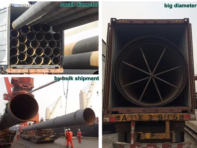 spiral welded pipe delivery